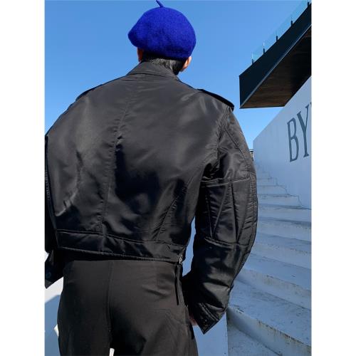ESC MAN STUDIO/自制秋冬衣柜更新單品 短款夾克棉服上衣外套棉衣