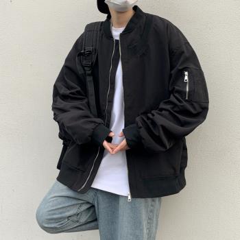 潮牌春秋寬松痞帥街頭飛行員夾克