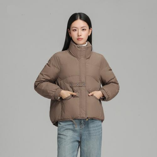 Bobby Bizz95鵝絨羽絨服女2025新款冬季保暖長款過膝加厚寬松外套