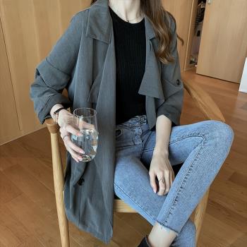中長款今年流行秋裝外套氣質風衣