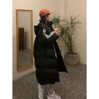 中長款過膝寬松加厚棉襖外套羽絨