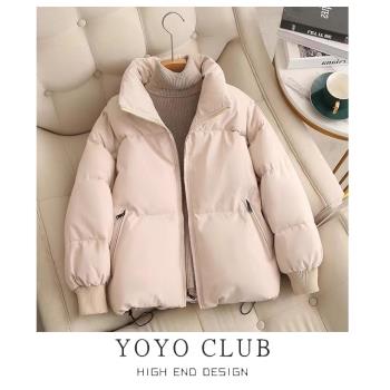 品牌折扣撿漏小個子羽絨棉服女秋冬寬松短款加厚棉衣棉襖立領外套