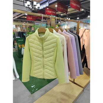 2024爆款輕系黑金小蠻腰羽絨服大鵝超顯瘦運動休閑女士外套5201