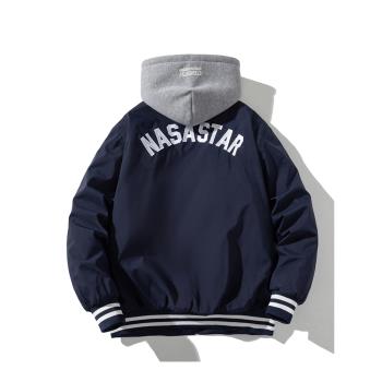 NASA外套男女寬松飛行員夾克刺繡