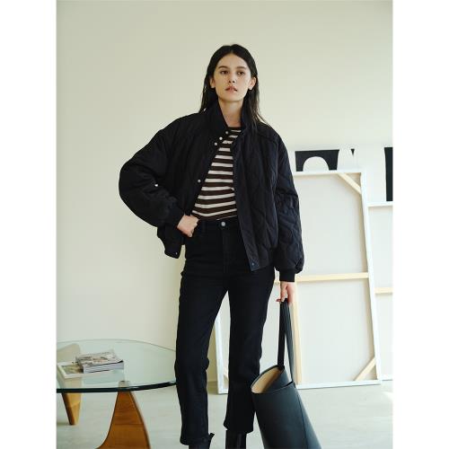 HeyDress立領棉服女冬季新款休閑小個子短款輕薄棉衣夾克保暖外套