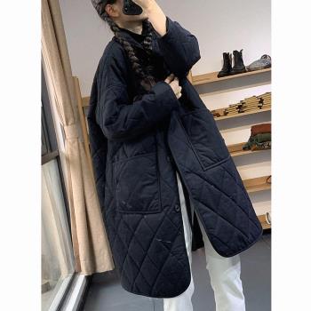 時尚冬季中長款加厚保暖羽絨棉服