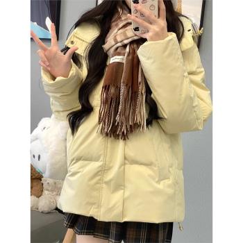 神仙club 2024年長短款羽絨服冬季加厚學院風甜美寬松保暖外套
