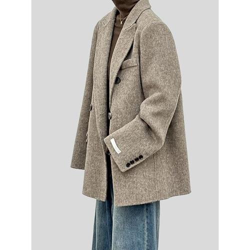 西裝呢子大衣女2025新款秋冬季毛呢外套高級感小個子短款韓系氣質