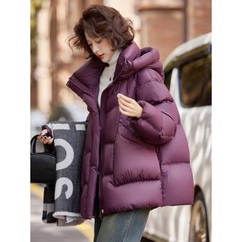 九江羽絨服女2024年冬季新款氣質高階加厚洋氣雲朵泡芙麵包服外套