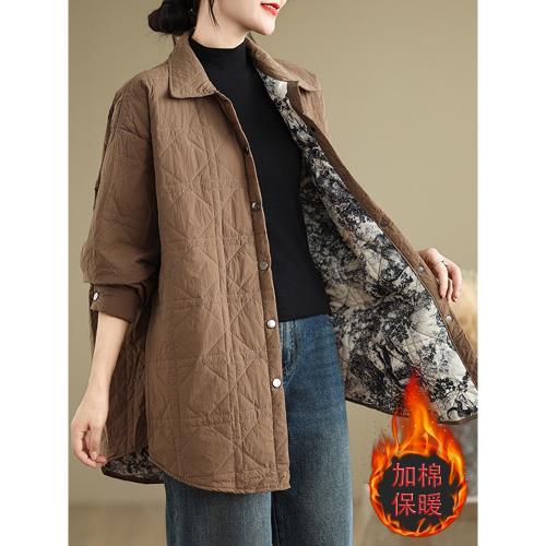 十三行夾棉小棉襖晉江輕薄棉衣棉服外套女款冬季2026新款媽媽冬裝