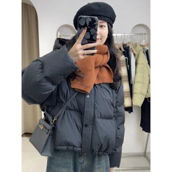 短款超好看時尚上衣連帽羽絨服