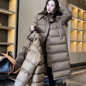 大碼爆款羽絨棉服女冬季流行胖MM藏肉顯瘦保暖加厚中長外套麵包服