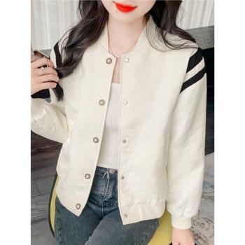 2024年早春秋季新款爆款小個子百搭洋氣夾克上衣棒球服外套女短款