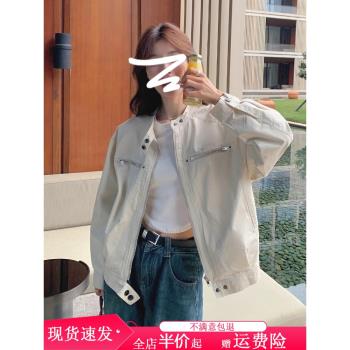 甜酷風美式工裝夾克外套女今年流行漂亮上衣秋裝女款2024年新款