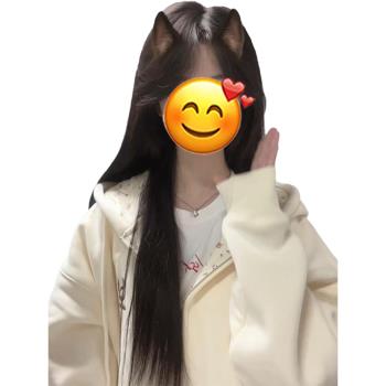 Wassup kates美式復古拉鏈開衫連帽衛衣女春秋冬季寬松外套厚加絨