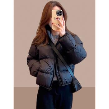 短款立領棉服女冬季2025年小個子爆款棉衣棉襖小個子麵包服厚外套