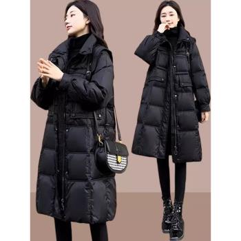 女裝羽絨服中長款夾棉超厚外套