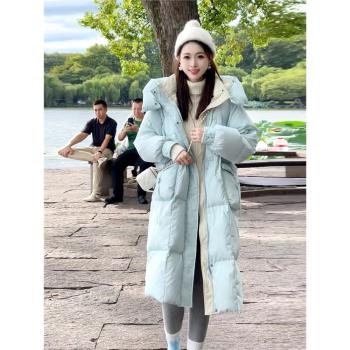 設計感超好看中長款外套羽絨棉服
