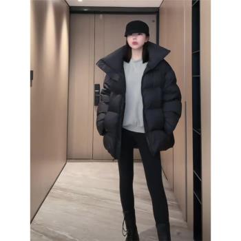 2023冬季新款男女可穿高階感簡約休閑時尚熱銷羽絨服加厚保暖外套