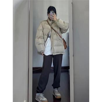 棉服女冬季2024年新款寬松復古設計感小眾棉衣棉襖加厚學生外套潮