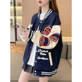 棉服ins加絨加厚外套飛行員夾克