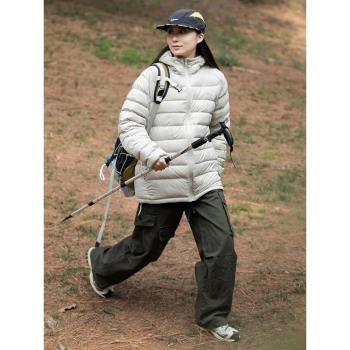 Psalmist歌頌者日系復古連帽情侶寬松90絨基礎羽絨服男女外套24冬