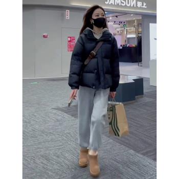 短款羽絨服棉服女冬季今年流行小個子高階感加厚麵包服棉襖外套潮