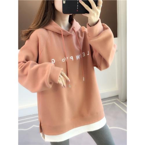 秋季加厚加絨女士衛衣女春秋新款2025爆款洋氣寬松上衣外套秋裝