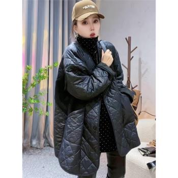 歐貨重磅早秋2024新款時尚百搭黑色羽絨服外套長袖女裝高階感上衣