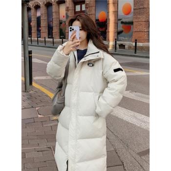 今年流行的羽絨棉服女長款過膝2024冬季韓系加厚學生棉衣棉襖外套