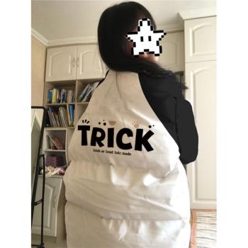 黑拼白字母印花小個子羽絨服女冬季新款加厚oversize保暖麵包棉服