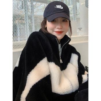 外套女羊羔毛加厚搖粒絨冬季外套