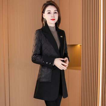 九江棉服輕薄修身中長款媽媽羽絨