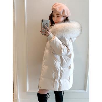 中長款2024年冬季寬松外套羽絨服