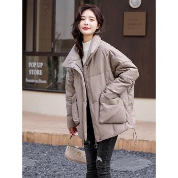 真皮皮衣羽絨服女綿羊皮中長款2024新款冬季韓版休閑海寧皮草外套