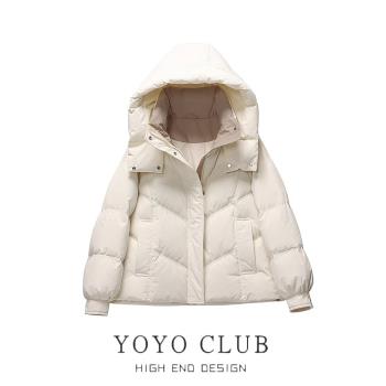 品牌折扣冬季加厚羽絨棉服女寬松棉衣小個子麵包服棉襖連帽外套潮