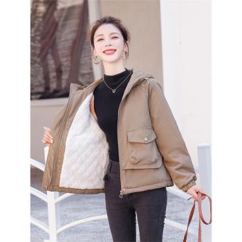 2024年冬季派克服修身短外套棉衣