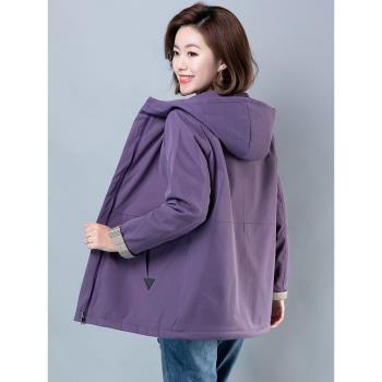 冬款保暖羊羔毛加絨棉衣棉服女士洋氣派克服女款中年媽媽休閑外套