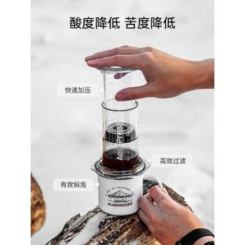 (免運)Aeropress透明戶外手沖咖啡壺