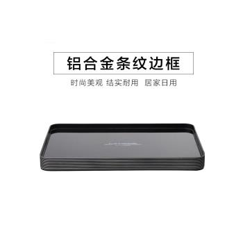 (免運)英國ORTOR託盤長方形家用水杯盤子餐具酒店茶杯茶具客廳玻璃茶盤