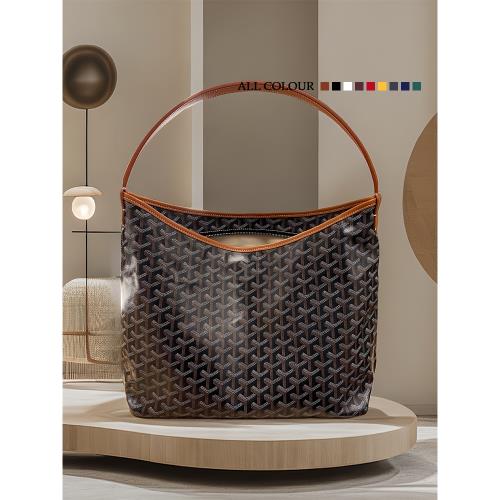 (免運)大容量通勤老花hobo托特包包女式2025超火新款單肩手提腋下包秋冬