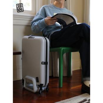 (免運)【明星款】JOLLYING折疊行李登機箱萬向輪密碼拉桿旅行箱女大容量