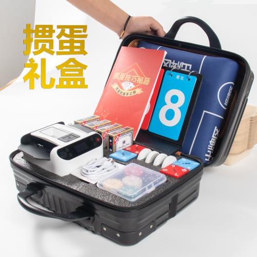 撲克牌全套工具桌布手提箱禮盒