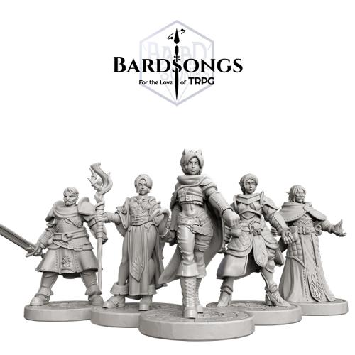 磁吸替換棋子吟游之歌跑團模型 DND龍與地下城素組版羅曼司微縮