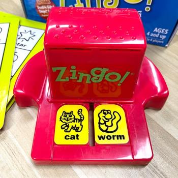 美國thinkfun眼明手快自然拼讀玩具Zingo英語啟蒙學習兒童桌遊4歲