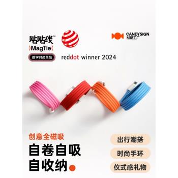 蘋果時尚編織平板車載充電禮品線