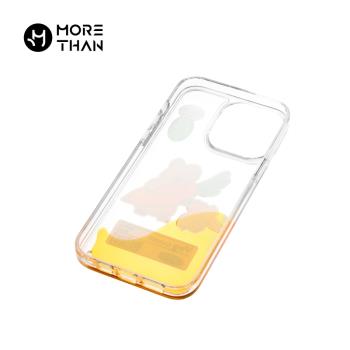 柿子椒熊IP聯名 適用蘋果15系列手機殼iphone15promax情侶手機套iphone15流沙卡通保護套個性男女殼全包