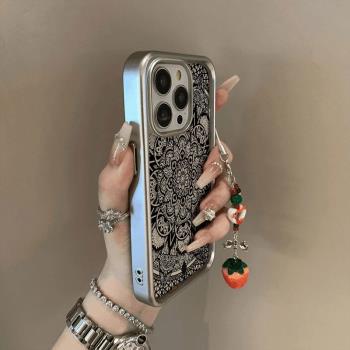 適用蘋果16手機殼新款iphone16promax小眾高階感15plus全包復古保護套14Pro輕奢不撞款13pm女12防摔11軟殼lv