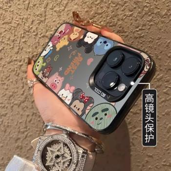 適用於蘋果16手機殼彩繪迪士尼15ProMax高階感潮牌iPhone14保護套13全包防摔12小眾男女XR創意16plus新款卡通