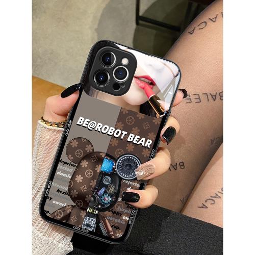 蘋果補妝保護套玻璃創意手機殼